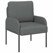 Divano | Divano da soggiorno | Sofa con cuscino 55cm Grigio scuro Legno compensato