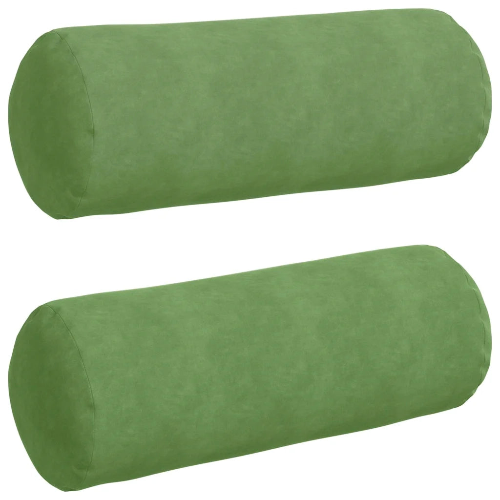 Cuscini a rullo 2 pz | Cuscini per sedie Verde chiaro ? 25 x 70 cm