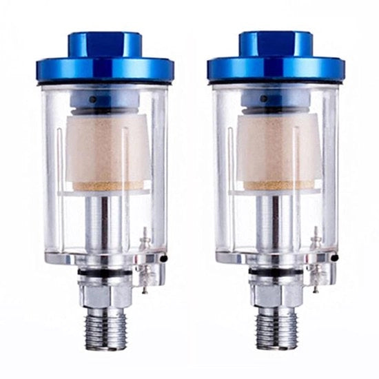 Regolatore di Pressione Mini Airbrush Drukregelaar In-Line Strumento Filtro di Raffreddamento Accessorio