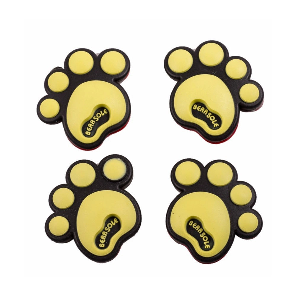 Trade Shop - Adesivo 3d Decorazione Decalcomanie Per Auto Sticker 4 Pz Zampe Cane Cucciolo -