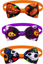 Set di Strisce per Cane da Halloween - Collare per Cane Adattabile - Decorazione di Zucca - Accessori per Animali - Costumi da Halloween
