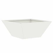 Fioriere | Cassetta per fiori | Vaso da giardino Bianco 35 x 35 x 15 cm