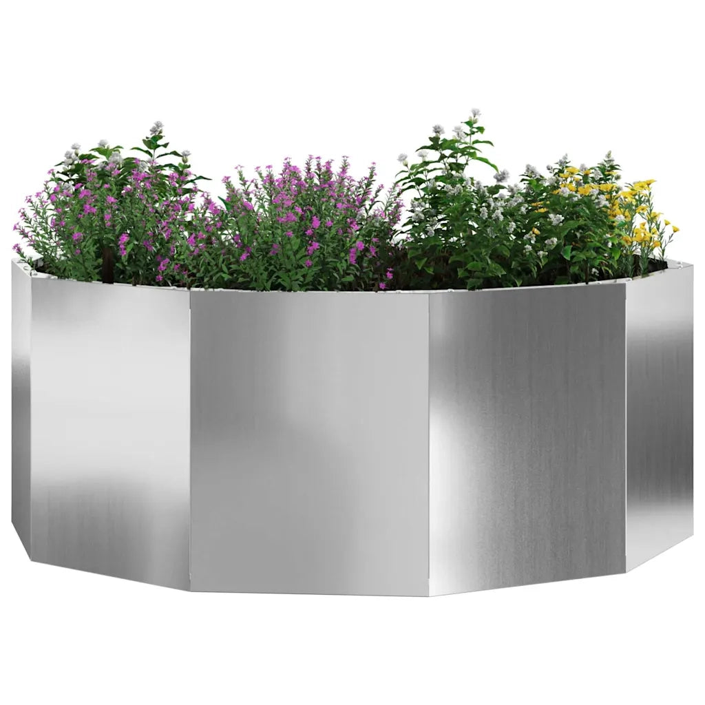 Fioriera Argento 90 x 90 x 35 cm Acciaio zincato 883736