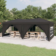 Tenda per Feste Pieghevole con Pareti Laterali Antracite 3x6 m 93544