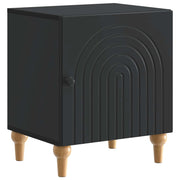 Armadio da Notte Nero 43 x 34,5 x 50 cm Legno ingegnerizzato 894107