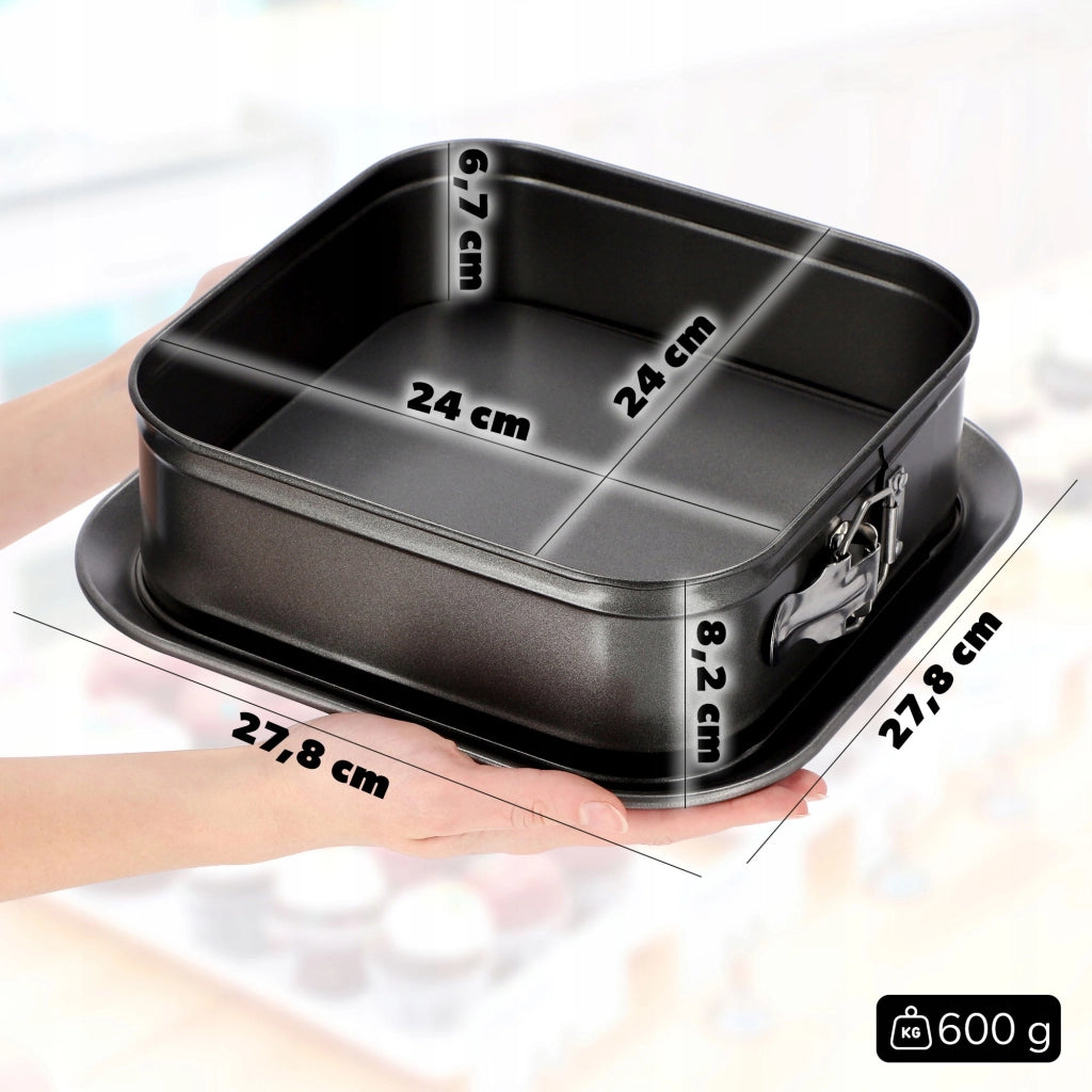 Teglia da forno quadrata antiaderente KADAX 24 cm