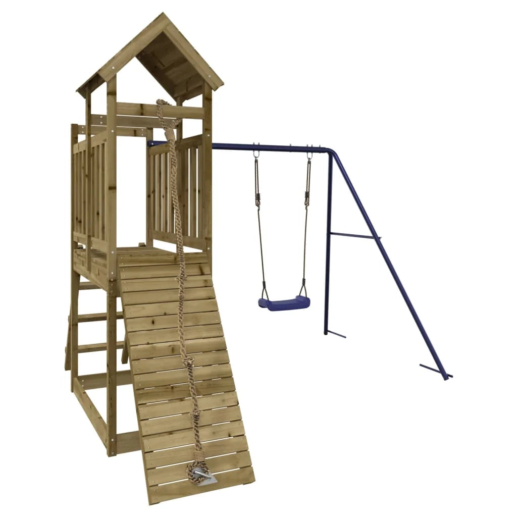 Area giochi da esterno 242 x 248 x 214 cm legno di pino impregnato 02_0004653