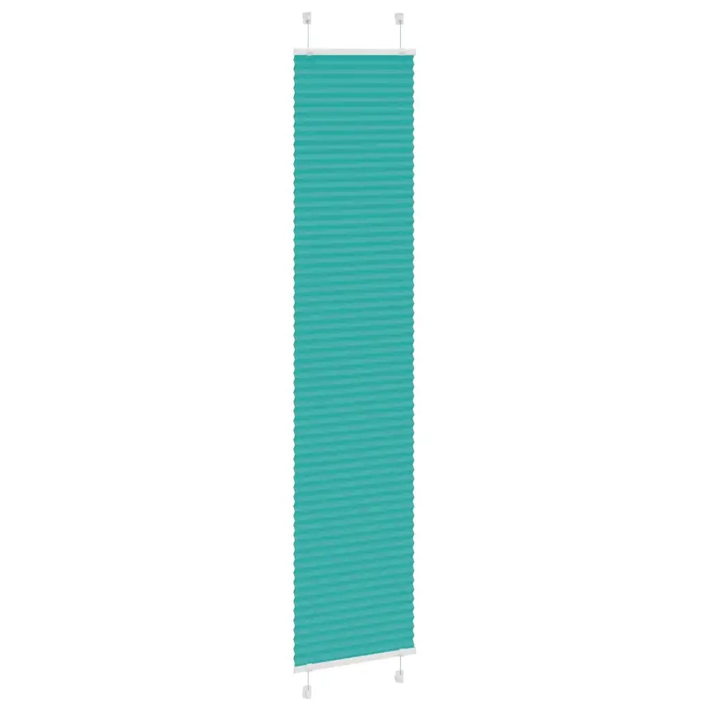 Tenda Plissettata Verde petrolio 50x200 cm Larghezza Tessuto 4015405