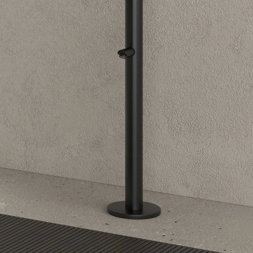 Doccia da Giardino in Acciaio Inox con Sistema C-box Sined Olbia Nero