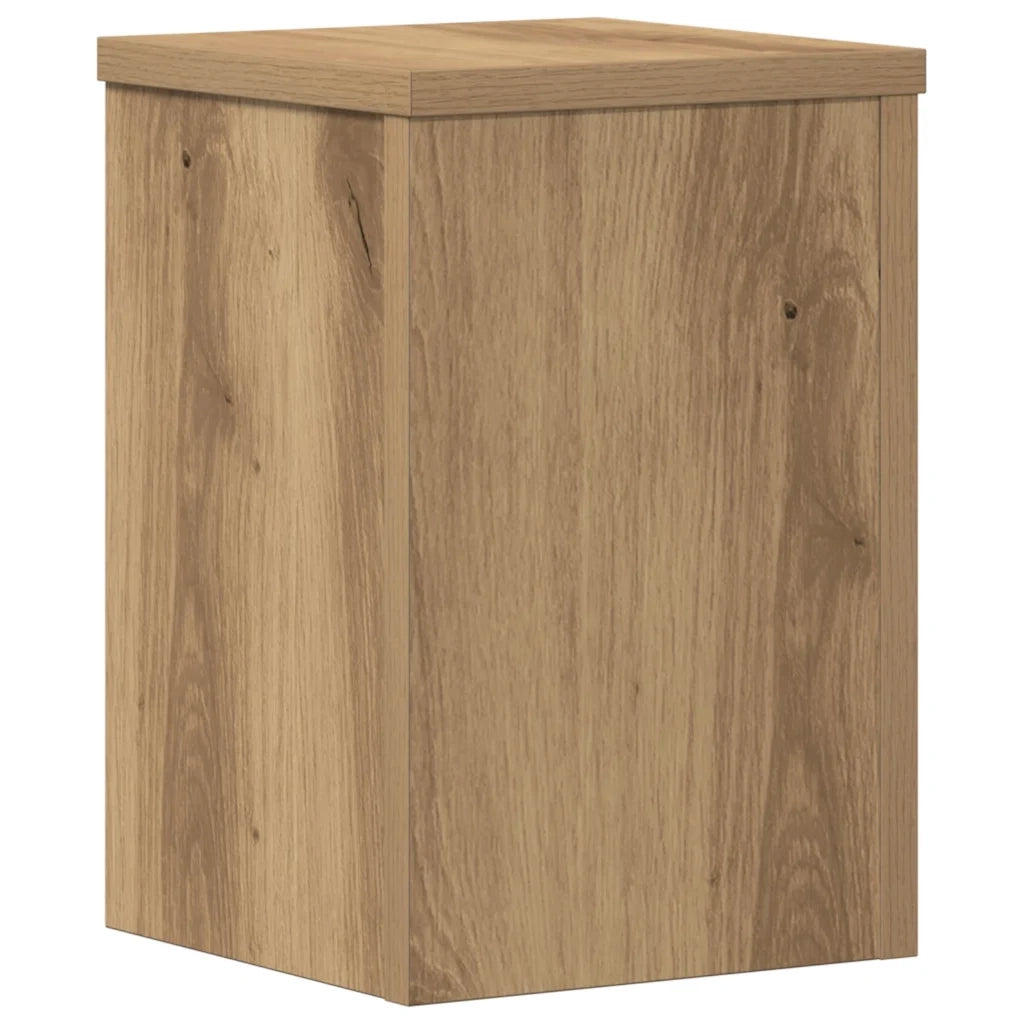 Supporti per Piante 2 pz Rovere 20x20x30 cm in Multistrato