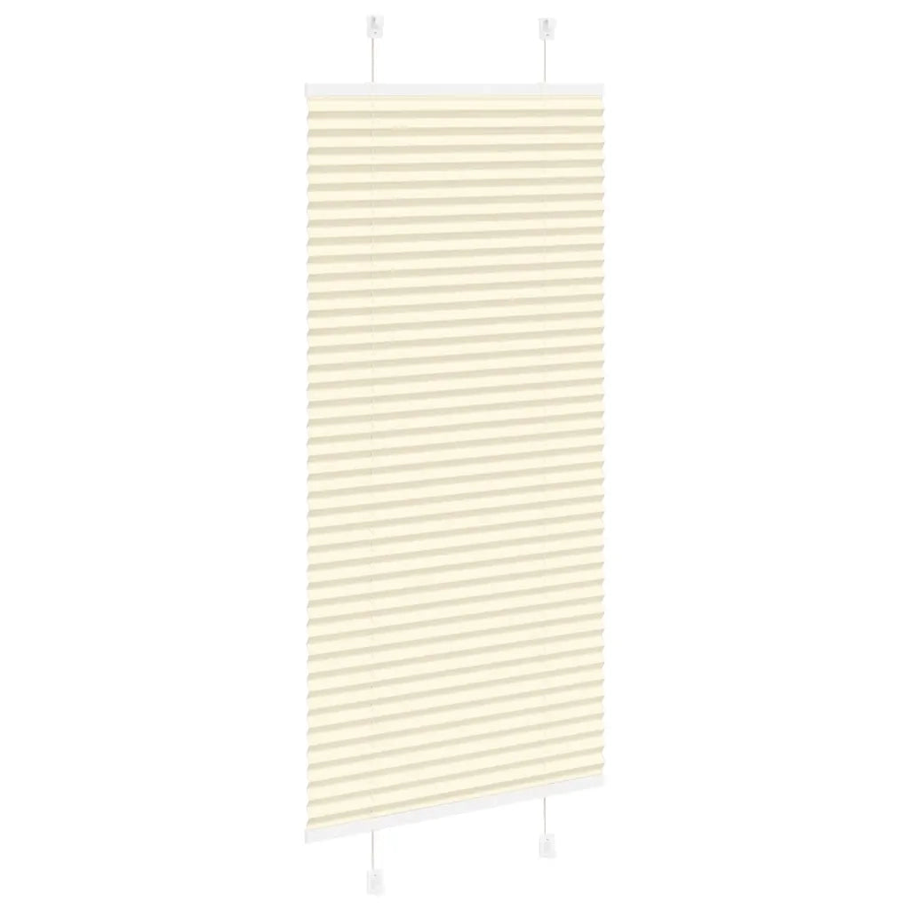 Tenda Plissettata Crema 60x100 cm Larghezza Tessuto 59,4 cm 4015271