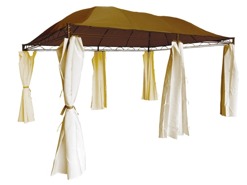 GAZEBO BARBADOS IN ACCIAIO 3X4 METRI