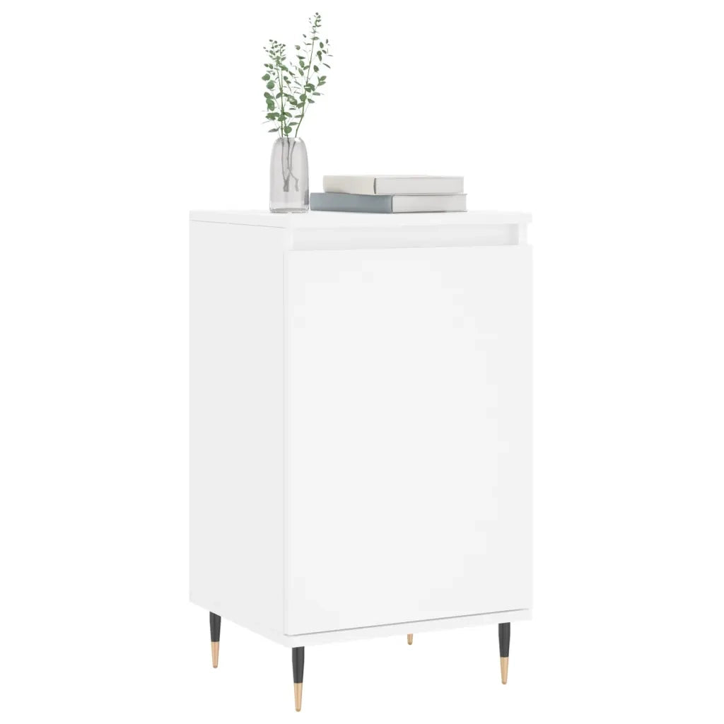 Credenza Bianca 40x35x70 cm in Legno Multistrato 831036