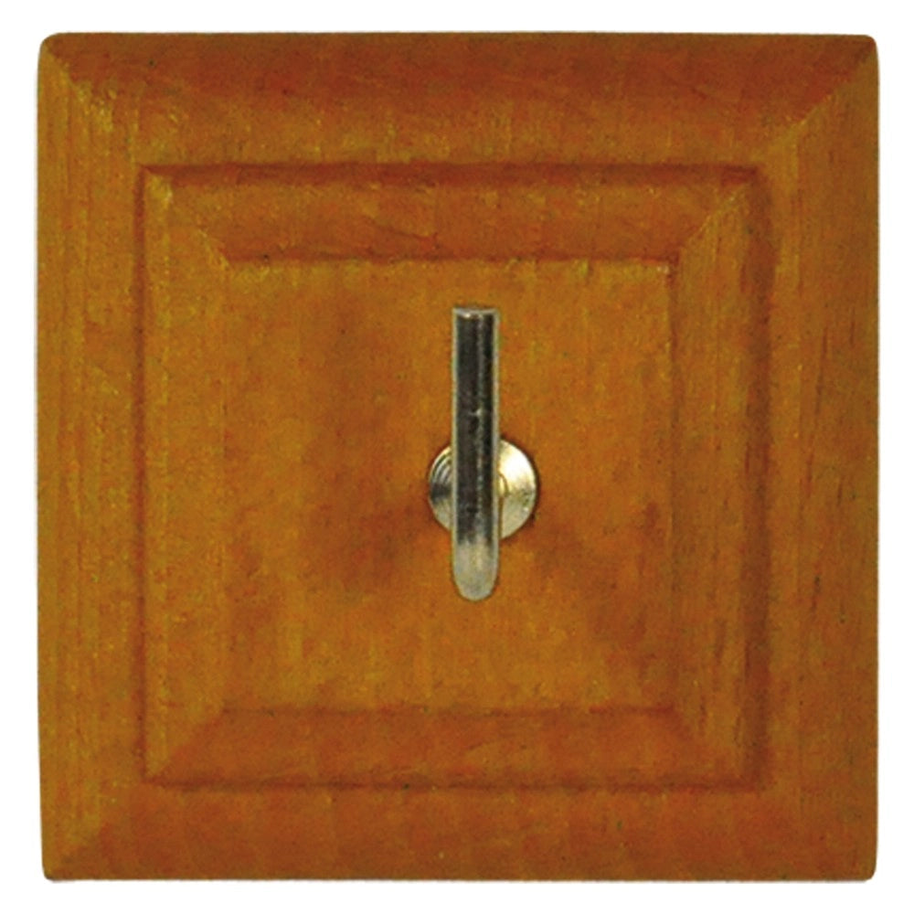 APPENDITUTTO ADESIVO LEGNO 'QUADRO' 1 posto - pz. 2