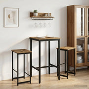 Sgabello da bar 2 pcs Rovere Artigianale 40 x 32 x 64 cm 8006192