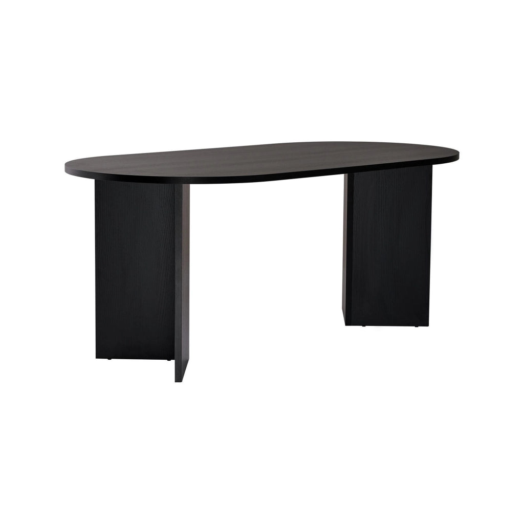 Monterano, Tavolo Fisso 6 Posti, 180x89.5x75h cm Nero