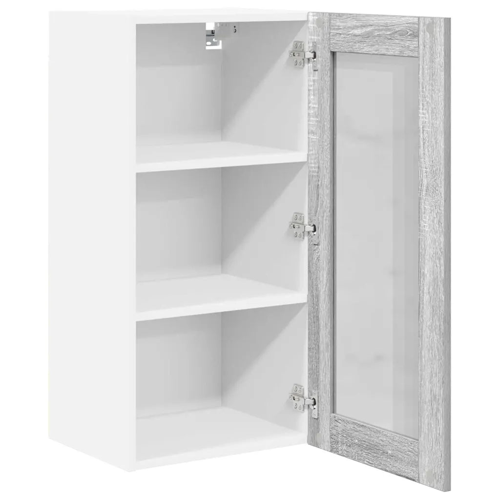 Armadio pensile Grigio Sonoma 40 x 31 x 80 cm Legno multistrato 884308