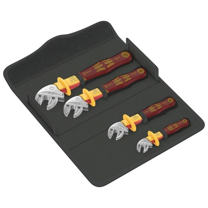 Wera 05020170001 Joker VDE Chiave regolabile autoregolante con funzione cricchetto 7-19 mm colore Arancione Giallo