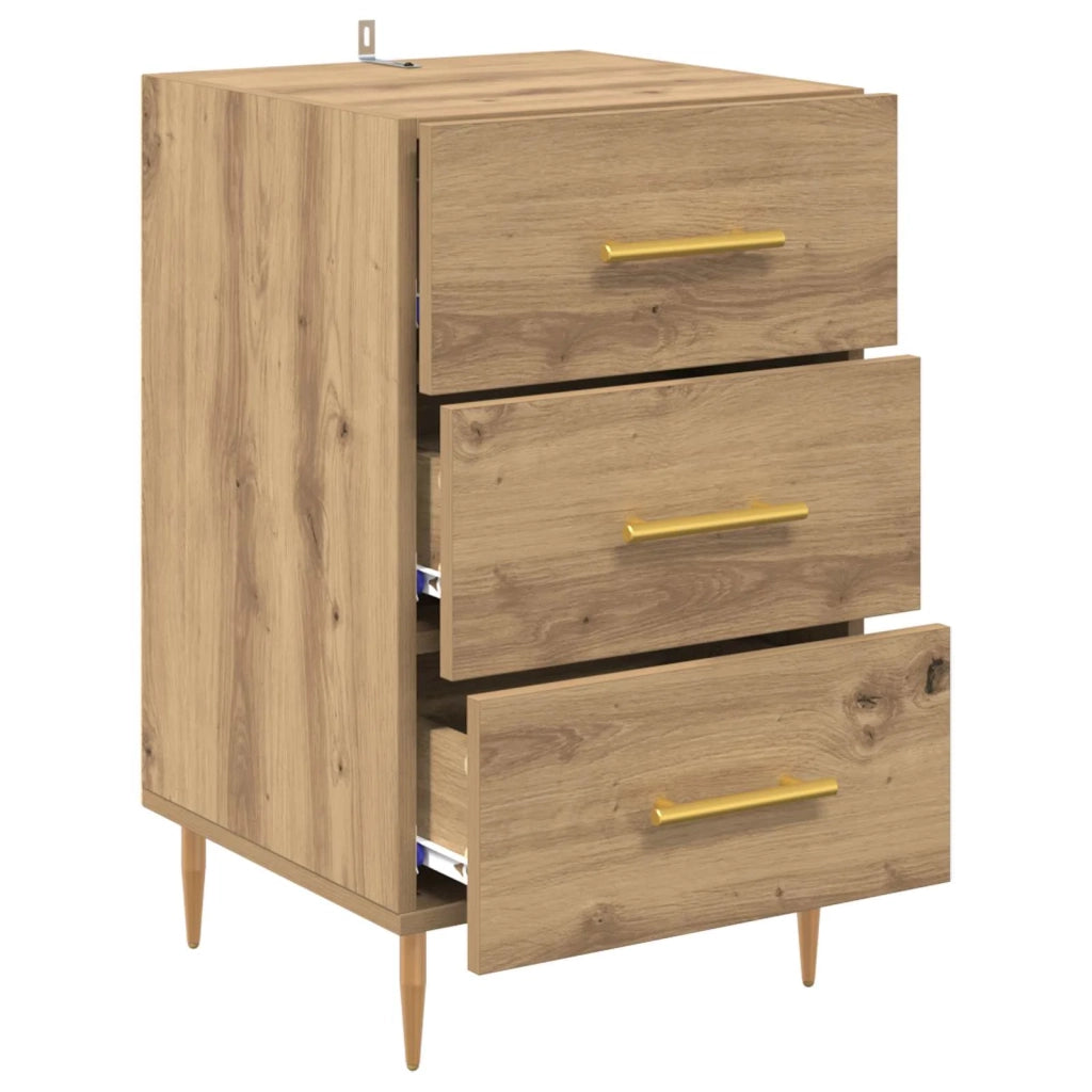 Armadio da Notte Rovere artigianale 40 x 40 x 66 cm