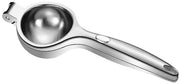 Citruspers manuale a mano con diametro di 7 cm, citronzatore, persa per limoni manuale, adatto per cucina, bar, ristorante, sicuro e duraturo, resistente alla corrosione, L, 22*7*5.5cm