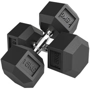 Halt¨¨res Esagonali ¨C zephmum ¨C 2 Pezzi 30 kg Nero