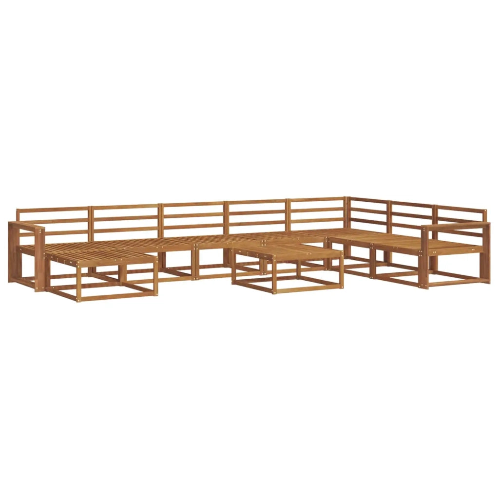 Set di divani da esterno 9 pcs Naturale 3368037