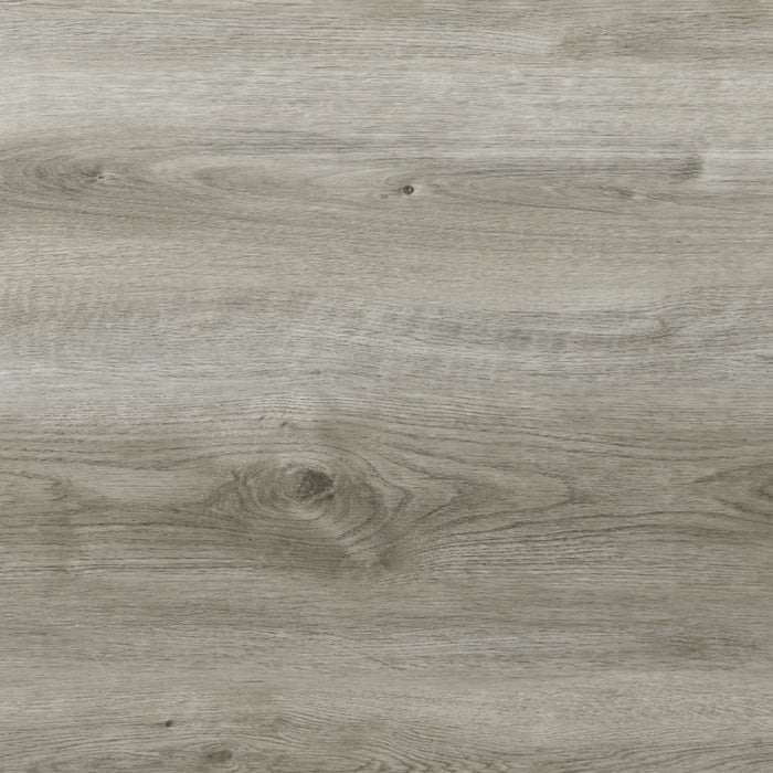 Set Tavolo e 6 Sedie Impilabili da Giardino in Tessuto a Rete e Tavolo Effetto Legno Grigio