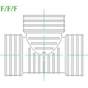 Braga semplice 90 tee per tub co rrugato d.200 stampato b08lqy2yv