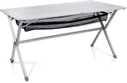 Tavolo da campeggio resistente alle intemperie - 140 x 80 cm per uso all'aperto/con piastra di tavolo in alluminio e borsa di trasporto TA-0806 Tavolo da viaggio
