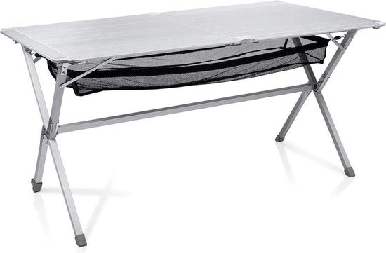 Tavolo da campeggio resistente alle intemperie - 140 x 80 cm per uso all'aperto/con piastra di tavolo in alluminio e borsa di trasporto TA-0806 Tavolo da viaggio