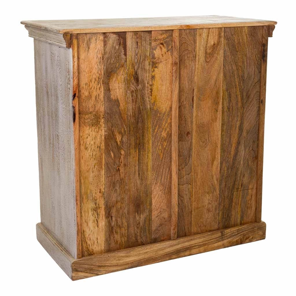 Mueble de entrada in legno finitura artigianale 90x45x90h cm