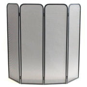 Parastufa acciaio nero 4 ante componibili h. 100x120 cm.  Made in Italy