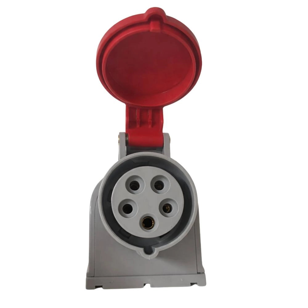 Presa industriale ecova 30514 trifase 16a 415v ip44 da parete