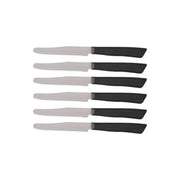 Coltellerie Bonomi Coltello da Tavola 6 Pezzi Manico Nero