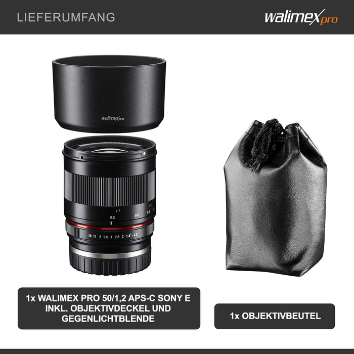 50/1.2 APS-C Sony E