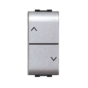 LIFE 4022 TEC DOPPIO PULSANTE P/TAPPAR ARGENTO- 1,0 pz