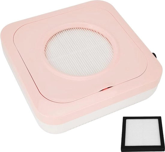 Raccolta residui da unghia 80 W - aspiratore professionale potente con filtro a tessuto per aspiratore da unghia - unghie acriliche manicure (EU)