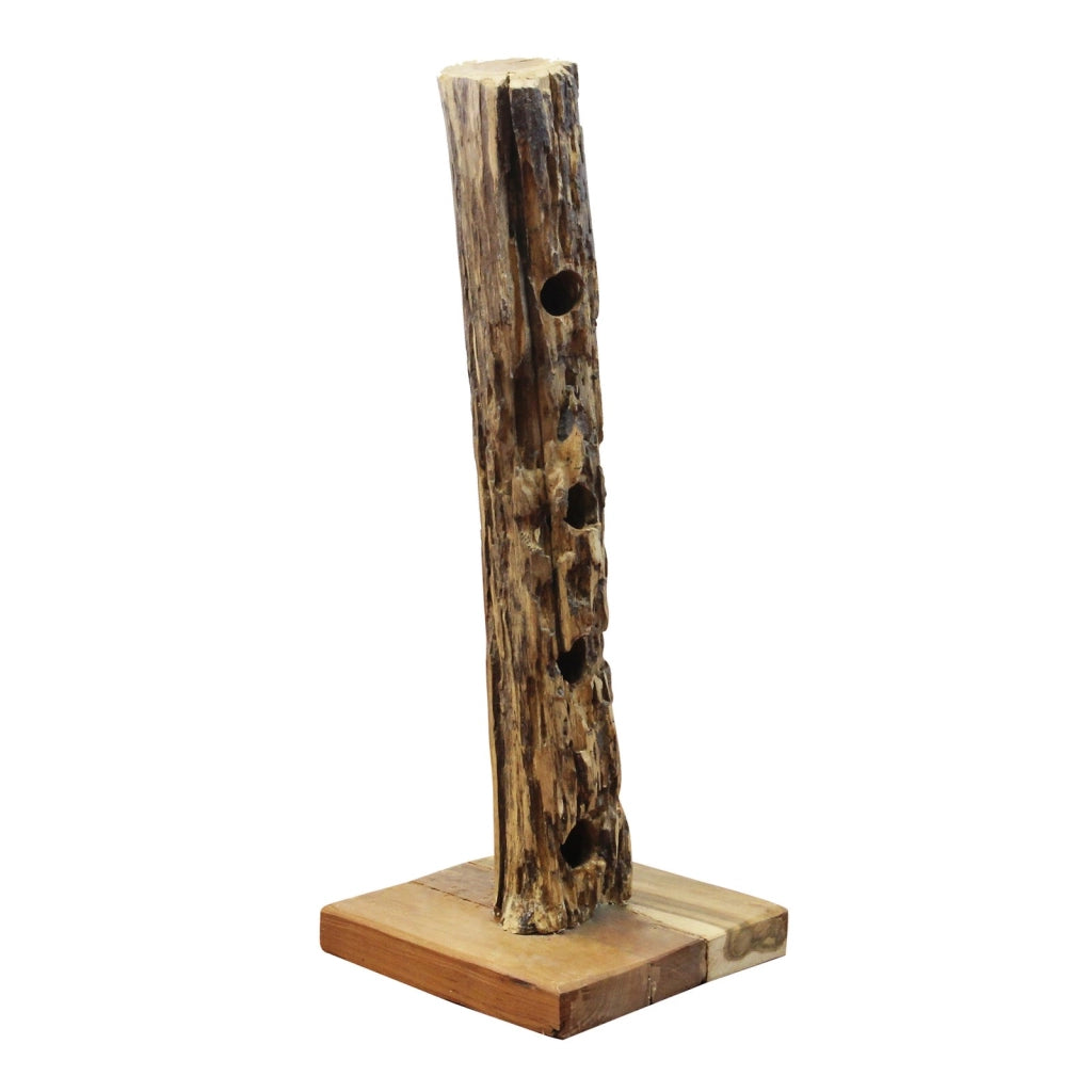 Porta bottiglie in legno rustico - BARAKIEL