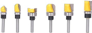 Bit per frezatura e tranciatura 6mm - con lama in wolframcarbide e rivestimento PTFE - per legno - con contenitore.
