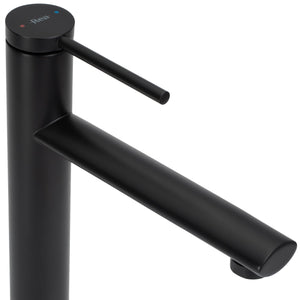 Rubinetto Da Lavabo Rea Oval Black High