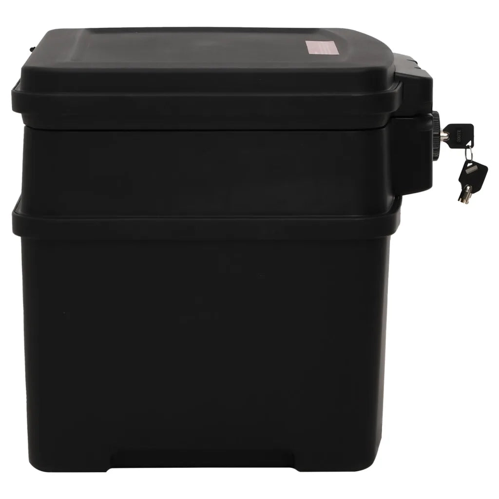 Cassetta di Sicurezza Nera 44x37x34 cm 154962