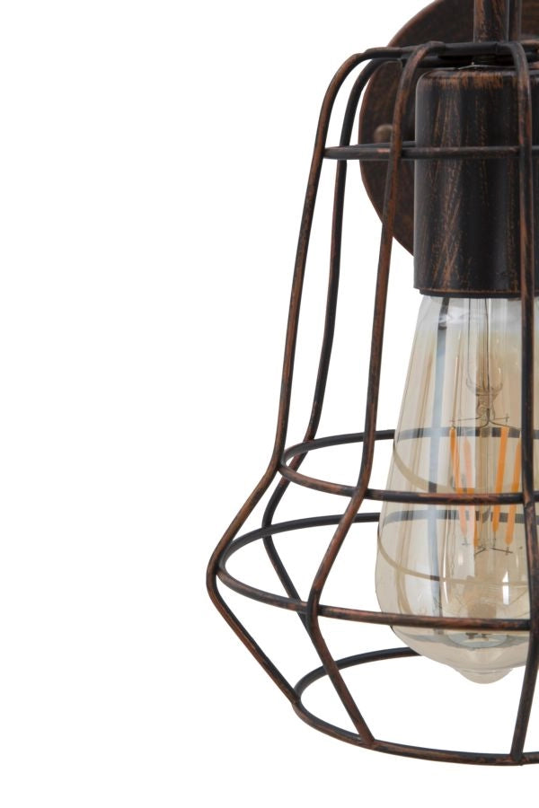 LAMPADA DA MURO INDUSTRY -B- CM 33X15X27,5