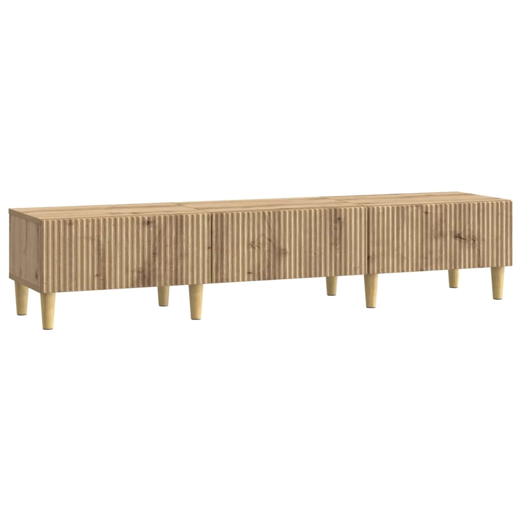 Mobile TV con cassetto Rovere Artigianale 147 x 34,5 x 30 cm