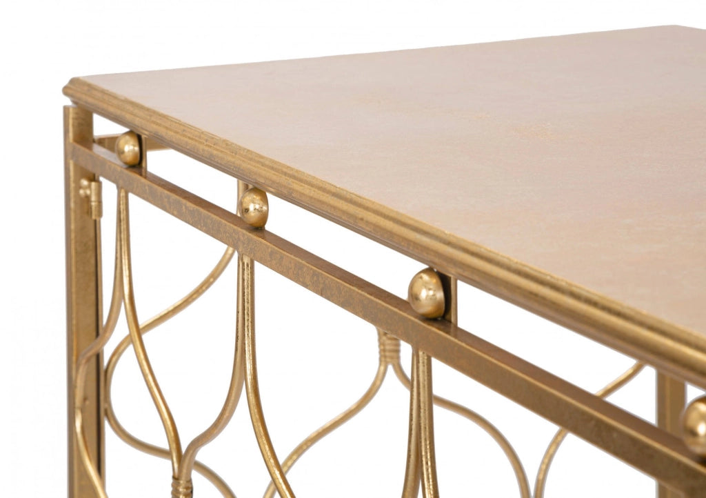 Consolle \, 91x41x78h cm oro