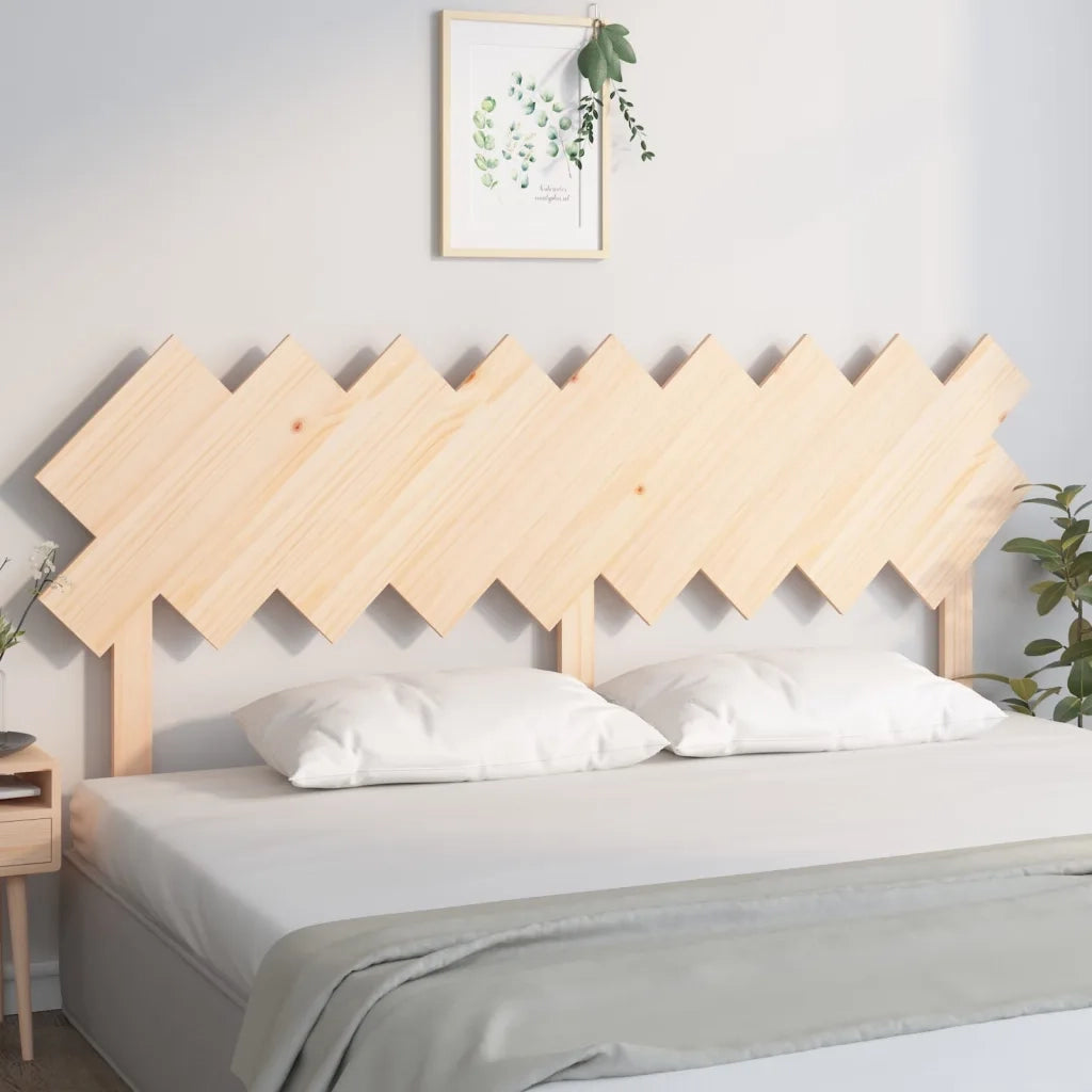 Testiera per Letto 178x3x80,5 cm in Legno Massello di Pino 819235
