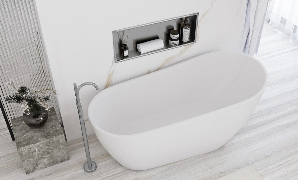 Mensola Bagno 30x60 Steel Brush