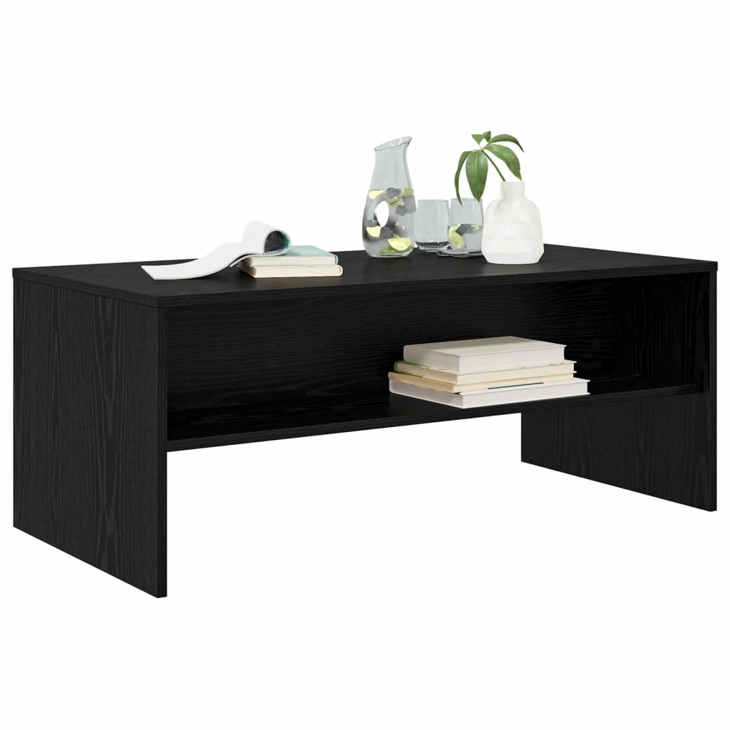 Tavolino da salotto Rovere Nero 100 x 50 x 40 cm 8000285