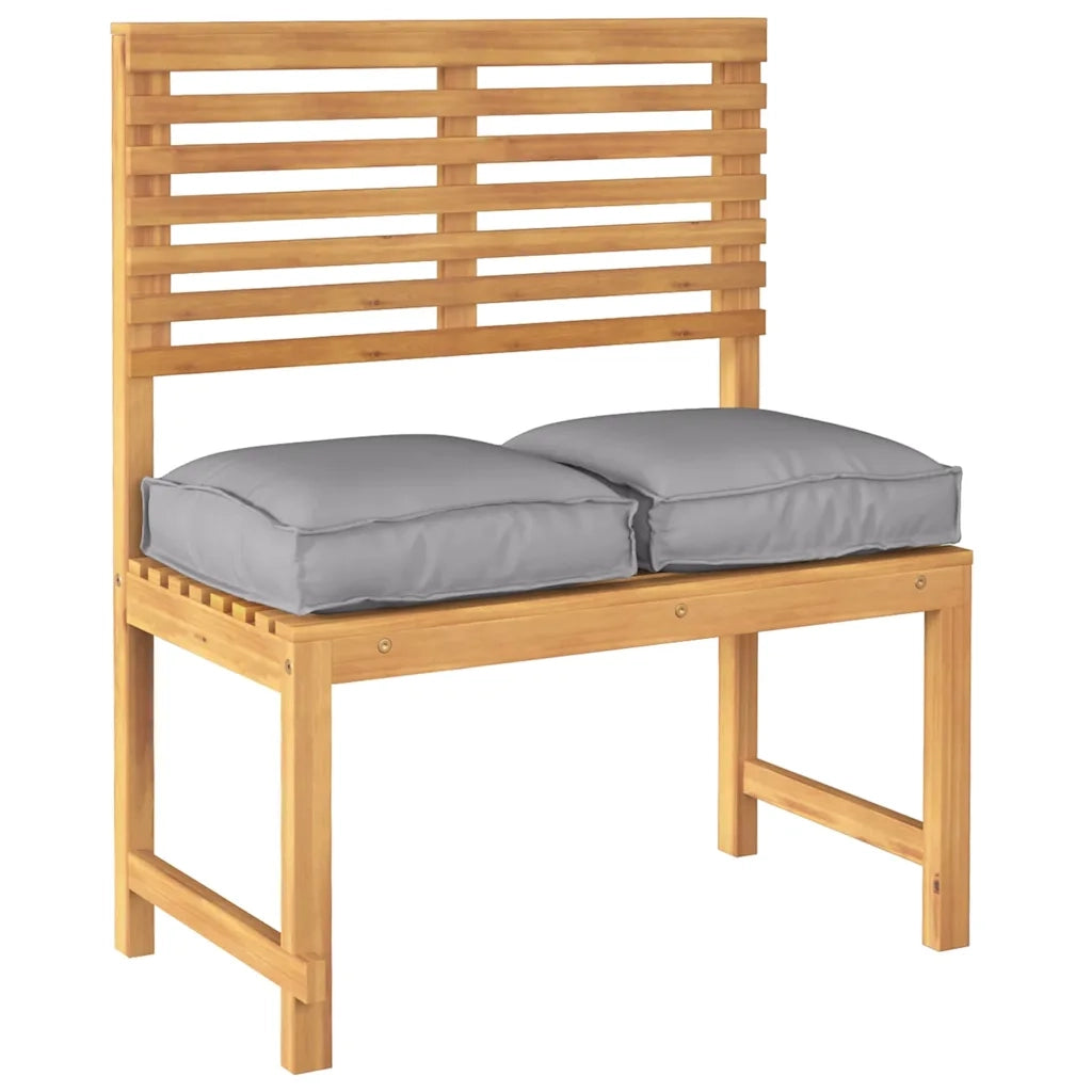Cuscino 2 pcs Grigio 40 x 40 x 8 cm Tessuto Oxford 42001579