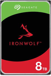 IronWolf 8TB, Unità disco interna, per NAS RAID, NAS, 3.5", SATA 6 GB/s, 7200 RPM, FFP, Data Rescue Service (ST8000VNZ02)
