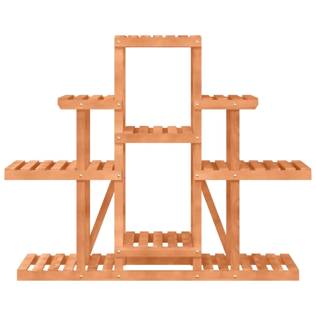 Portafiori-Supporto per Piante-Rastrelliera per Fiori 110x25x96 cm in Legno Massello di Abete 374068
